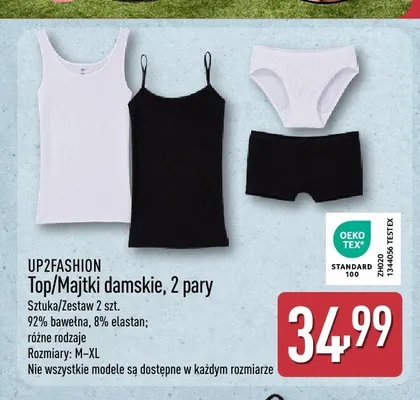 Majtki damskie UP2FASHION 2-pak promocja w Aldi