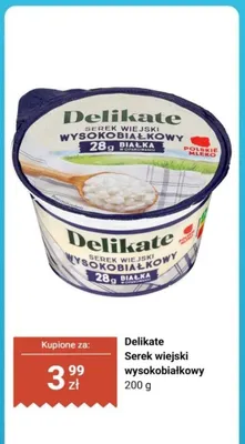 Serek wiejski wysokobiałkowy promocja w Biedronka