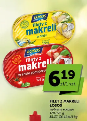 Filety z makreli w oleju Łosoś Ustka promocja w Groszek