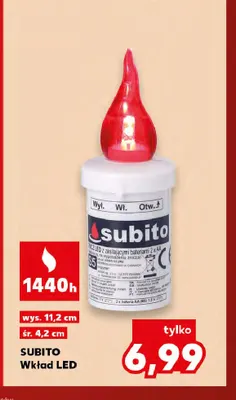 Wkład LED Subito wys. 11,2 cm śr. 4,2 promocja w Kaufland