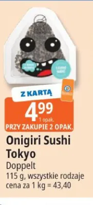 Onigiri Sushi Tokyo Doppelt promocja w Leclerc