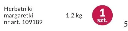 Herbatniki margaretki promocja w Makro