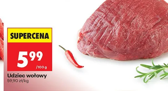 Udziec wołowy promocja w Biedronka