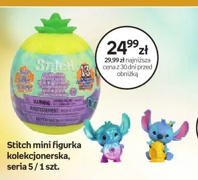 Stitch mini figurka kolekcjonerska seria 5 promocja w Dzień Dziecka