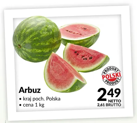 Arbuz polski promocja w Makro