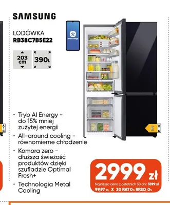 Lodówka RB38C7B5E22 Samsung promocja w Max Elektro