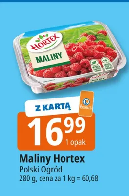 Maliny Hortex Polski Ogród promocja w Leclerc