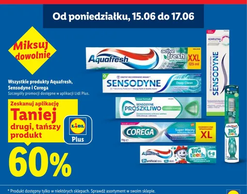 Pasta do zębów dla dzieci Aquafresh Big Teeth promocja w Lidl