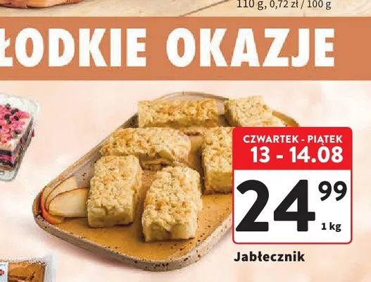 Jabłecznik promocja w Intermarche