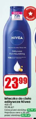 Mleczko do ciała odżywcze Nivea Rich Nourishing promocja w Dino