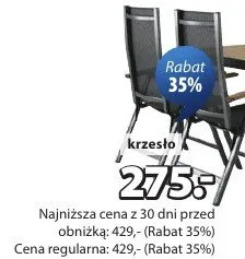 Jutlandia krzesło Gudhjem krzesło: stal i technorattan promocja w Jysk