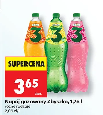 Napój gazowany różne rodzaje promocja w Biedronka