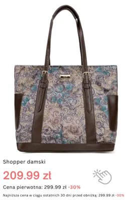 Shopper damski Monnari promocja w Monnari