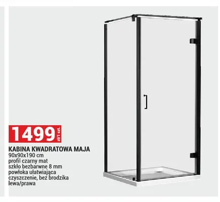 Kabina kwadratowa Maja promocja w Merkury Market