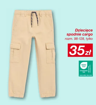 Dziecięce spodnie cargo KiK promocja w KiK