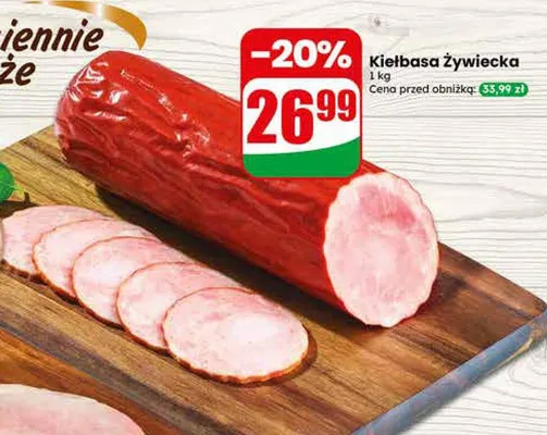 Kiełbasa Żywiecka Rydzyna promocja w Dino