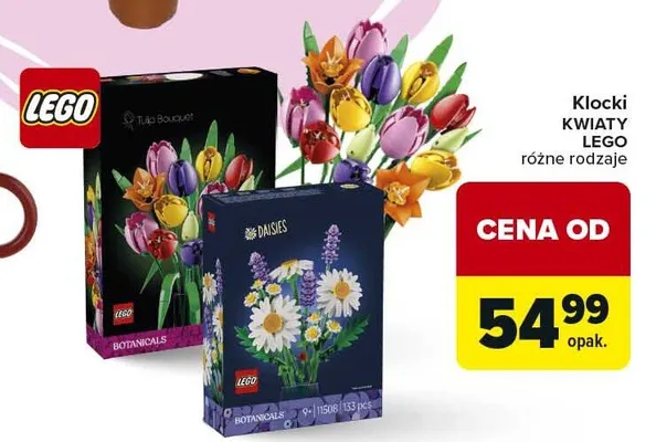 Klocki Kwiaty LEGO Tulip Bouquet promocja w Carrefour