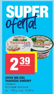 Serek wiejski, twarożek domowy Piątnica promocja w SPAR