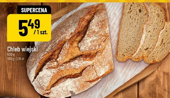 Chleb wiejski promocja w POLOmarket