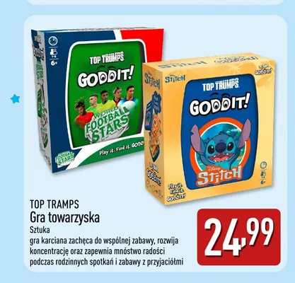 Gra towarzyska Top Trumps promocja w Aldi
