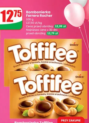Bombonierka Toffifee promocja w Dino