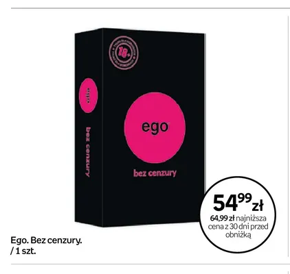 Gra Ego Bez cenzury promocja w Empik
