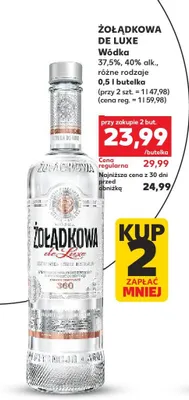 Wódka Żołądkowa De Luxe promocja w Kaufland