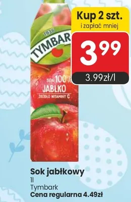 Sok jabłkowy promocja w Market Point