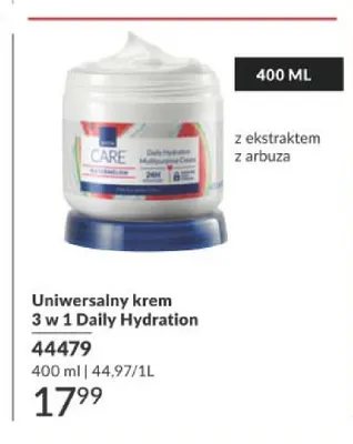 Uniwersalny krem 3 w 1 Daily Hydration Avon Care promocja w AVON