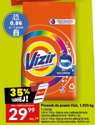 Proszek do prania Vizir promocja w Twój Market