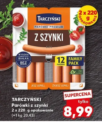 Parówki z szynki promocja w Kaufland