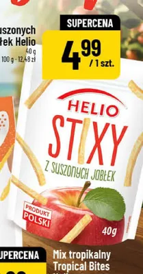 Stixy z suszonych jabłek Helio promocja w POLOmarket