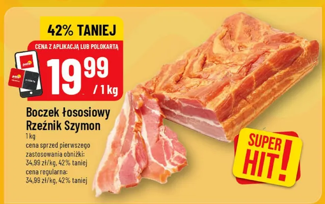 Boczek łososiowy promocja w POLOmarket