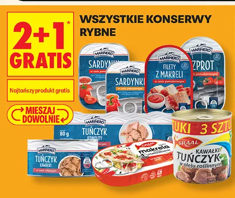 Filety z makreli w sosie pomidorowym Marinero promocja w Biedronka