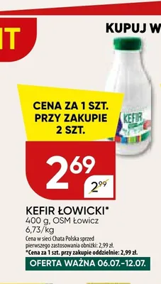 Kefir Łowicki promocja w Chata Polska