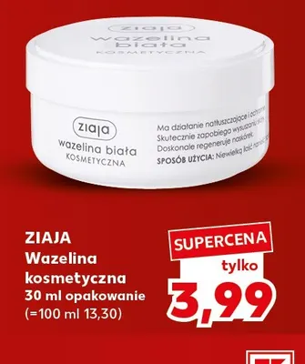 Wazelina kosmetyczna Ziaja promocja w Kaufland