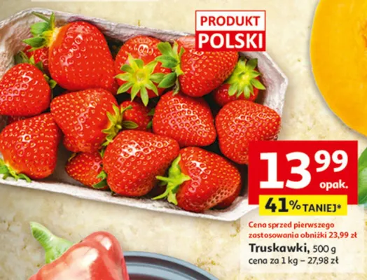 Truskawki promocja w Auchan