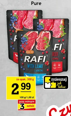 Karma dla psa Rafi z wołowiną promocja w Gram Market
