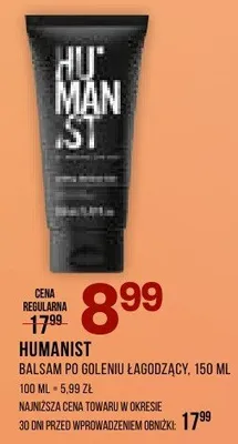 Balsam po goleniu łagodzący Humanist promocja w Drogerie Natura