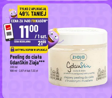 Peeling do ciała GdanSkin promocja w POLOmarket