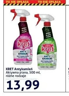 Aktywna piana Kret Antykamień promocja w Blue Stop
