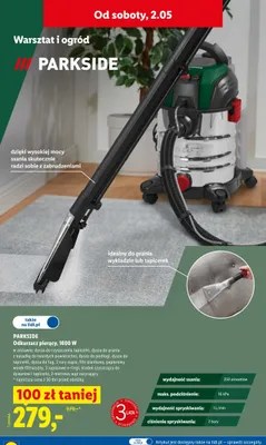 Odkurzacz piorący 1600W promocja w Lidl