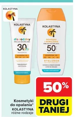 Emulsja do opalania dla rodziny SPF 30 promocja w Carrefour
