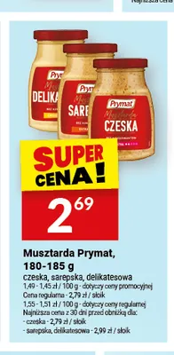 Musztarda Prymat czeska promocja w Twój Market