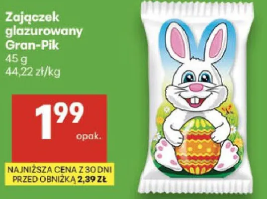 Zajączek glazurowany Oran-Pik promocja w Delikatesy Centrum