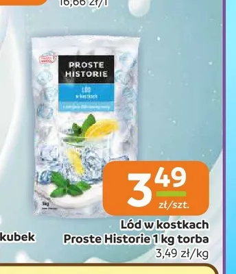 Lód w kostkach Proste Historie torba promocja w Społem Częstochowa