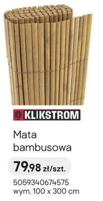 Mata bambusowa promocja w Castorama