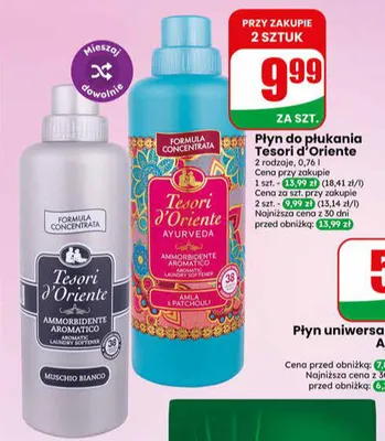 Płyn do płukania Tesori d'Oriente Ayurveda promocja w Dino