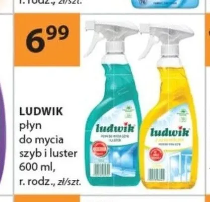 Płyn do mycia szyb i luster Ludwik promocja w Drogerie Laboo