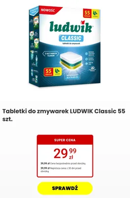 Tabletki do zmywarek Ludwik Classic promocja w Media Expert